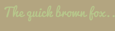Image with Font Color B7C68B and Background Color B3A580